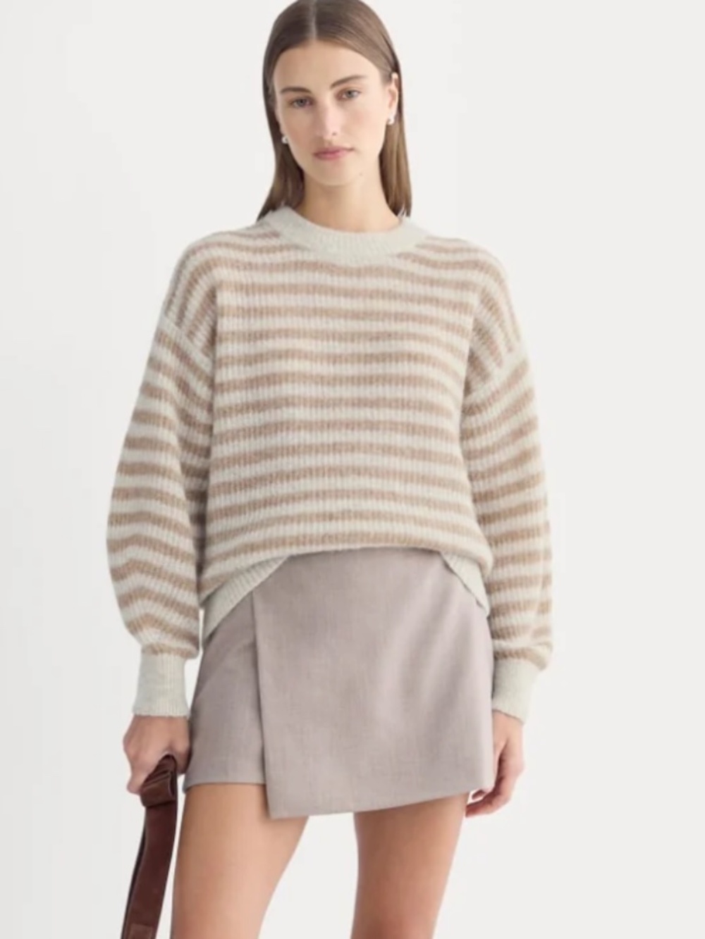 Everlane The Cocoon Crew in Alpaca